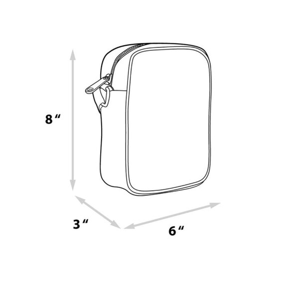 Disney Crossbody Bag, Beauty and the Beast Armoire the Wardrobe Pose - Picture 5 of 6